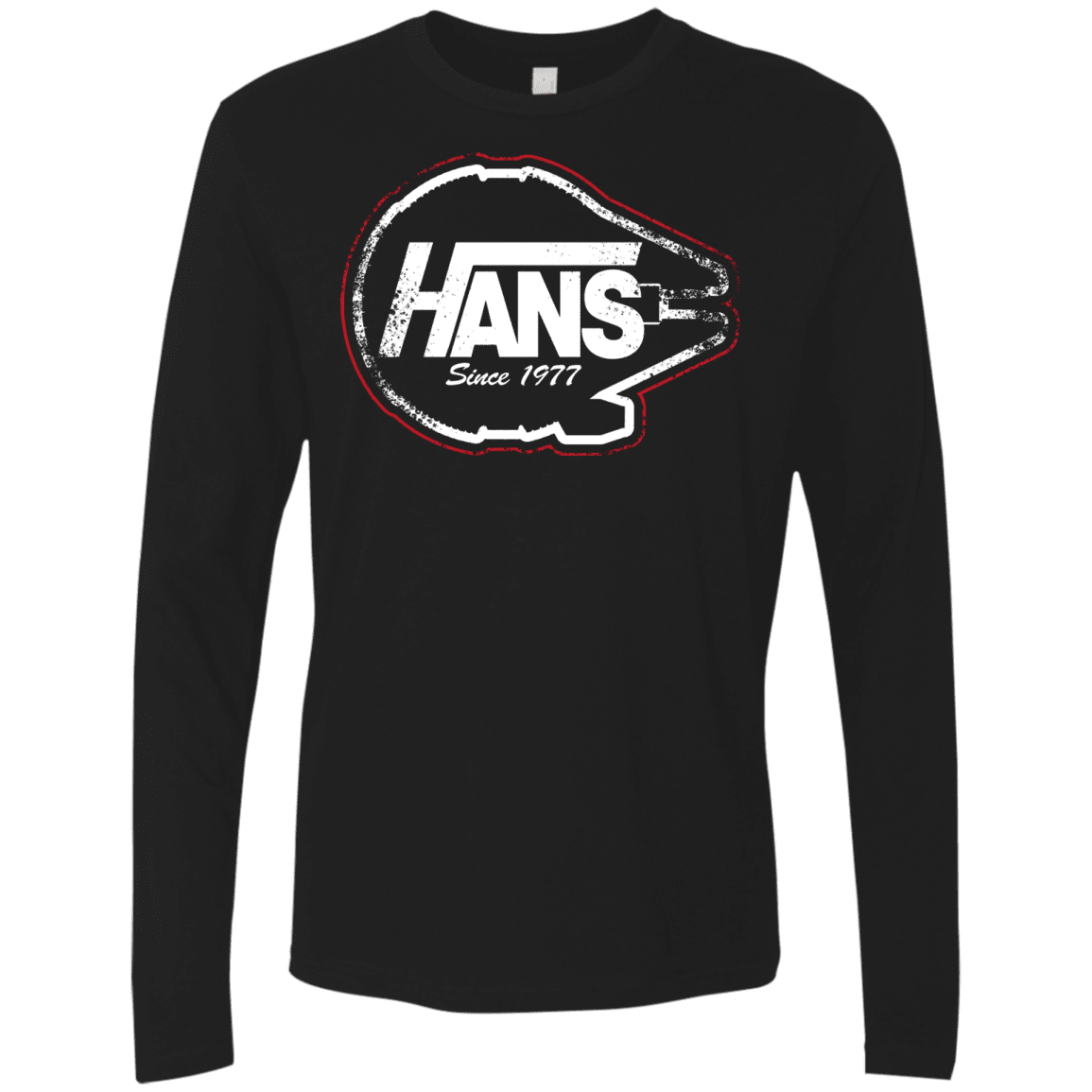 T-Shirts Black / S Hans Men's Premium Long Sleeve