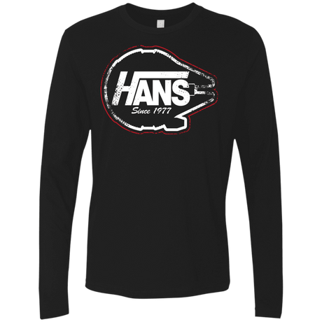 T-Shirts Black / S Hans Men's Premium Long Sleeve
