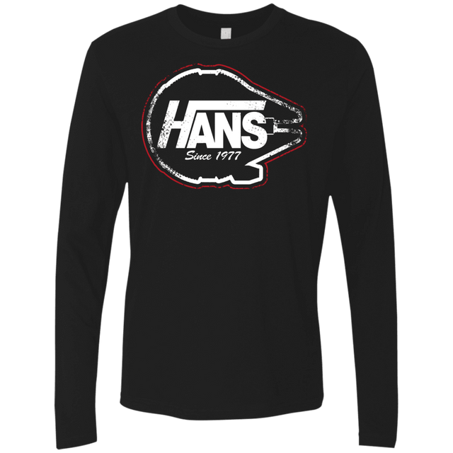 T-Shirts Black / S Hans Men's Premium Long Sleeve