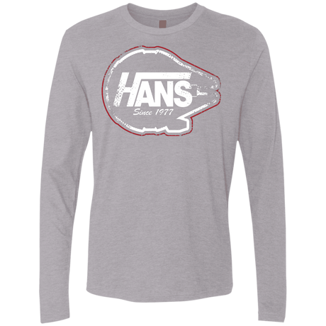 T-Shirts Heather Grey / S Hans Men's Premium Long Sleeve