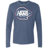 T-Shirts Indigo / S Hans Men's Premium Long Sleeve
