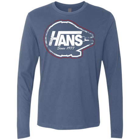 T-Shirts Indigo / S Hans Men's Premium Long Sleeve