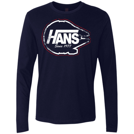 T-Shirts Midnight Navy / S Hans Men's Premium Long Sleeve