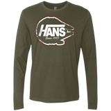 T-Shirts Military Green / S Hans Men's Premium Long Sleeve