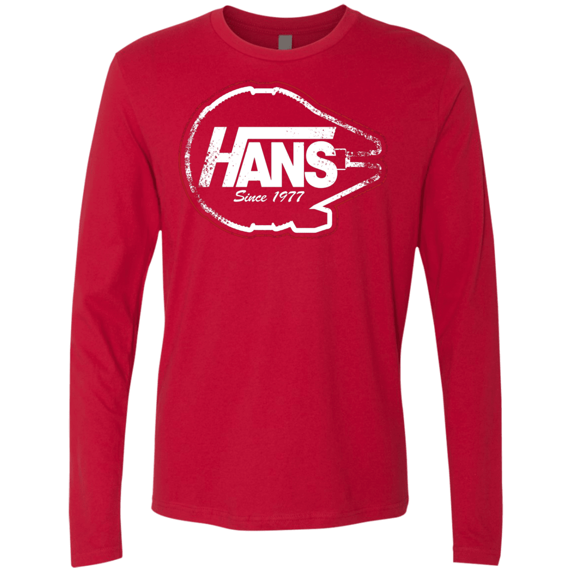 T-Shirts Red / S Hans Men's Premium Long Sleeve