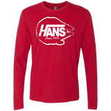 T-Shirts Red / S Hans Men's Premium Long Sleeve