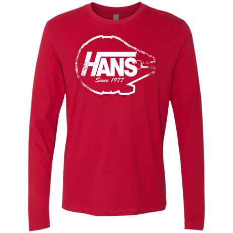 T-Shirts Red / S Hans Men's Premium Long Sleeve