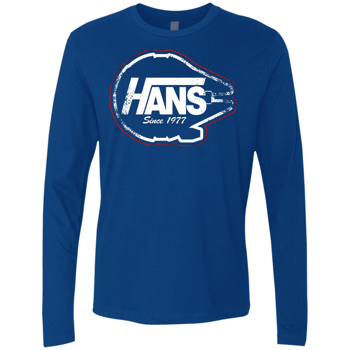 T-Shirts Royal / S Hans Men's Premium Long Sleeve