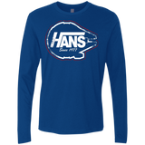 T-Shirts Royal / S Hans Men's Premium Long Sleeve