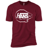 T-Shirts Cardinal / X-Small Hans Men's Premium T-Shirt