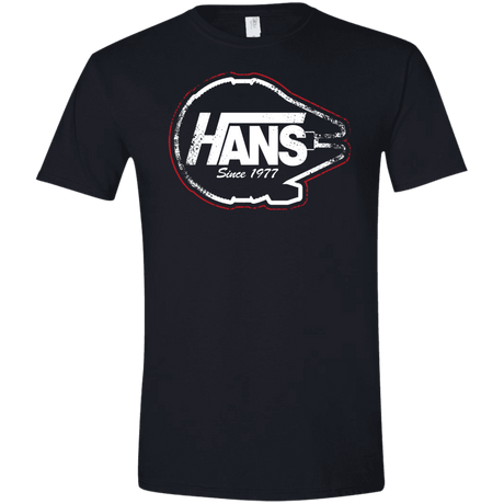 T-Shirts Black / X-Small Hans Men's Semi-Fitted Softstyle