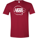 T-Shirts Cardinal Red / S Hans Men's Semi-Fitted Softstyle