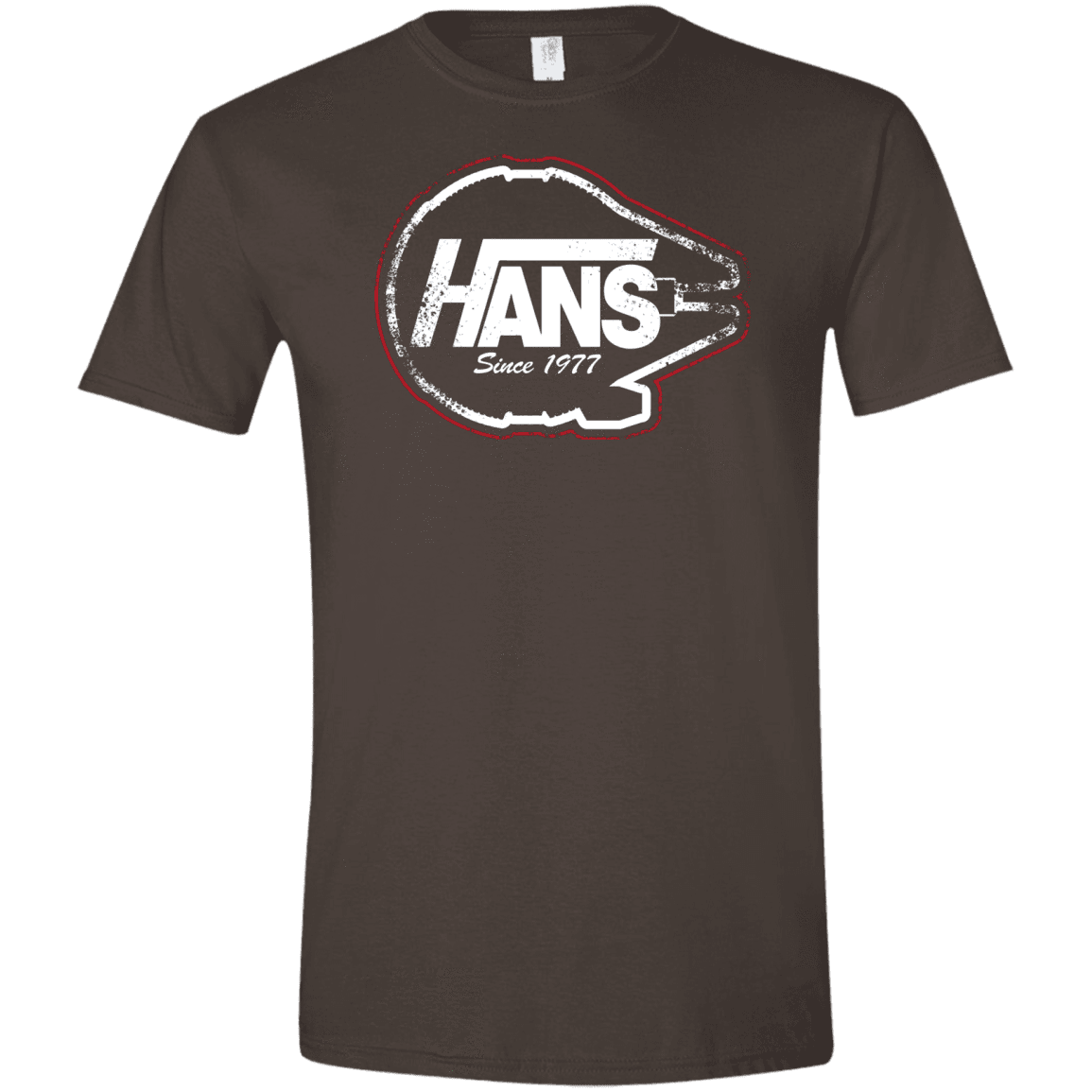T-Shirts Dark Chocolate / S Hans Men's Semi-Fitted Softstyle