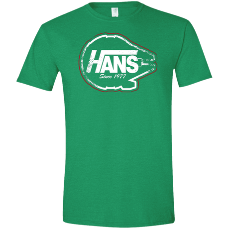 T-Shirts Heather Irish Green / S Hans Men's Semi-Fitted Softstyle