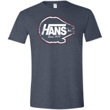T-Shirts Heather Navy / S Hans Men's Semi-Fitted Softstyle