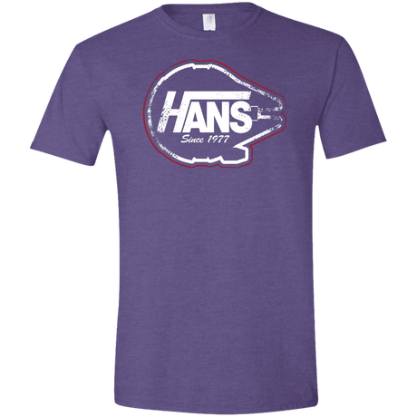 T-Shirts Heather Purple / S Hans Men's Semi-Fitted Softstyle