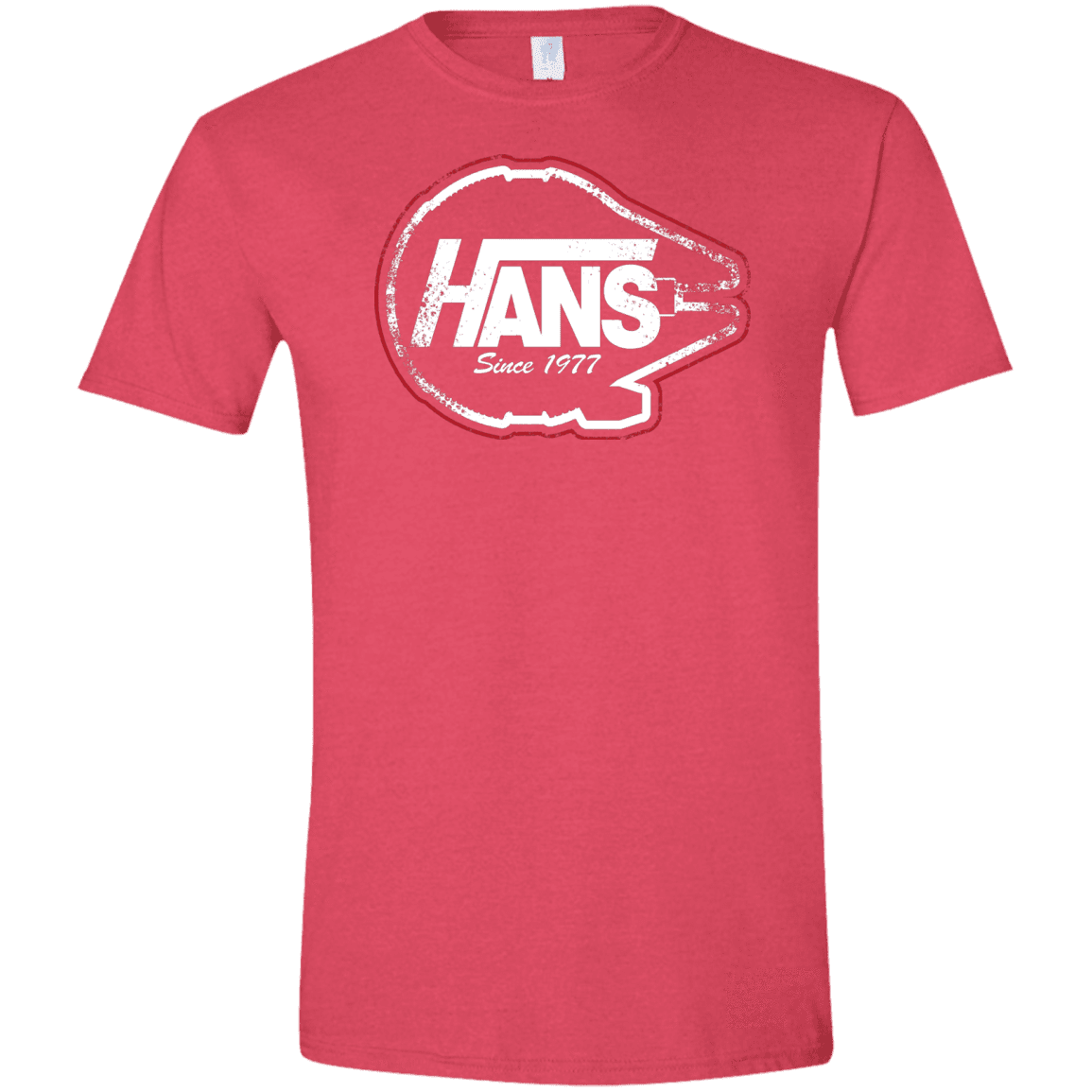 T-Shirts Heather Red / S Hans Men's Semi-Fitted Softstyle