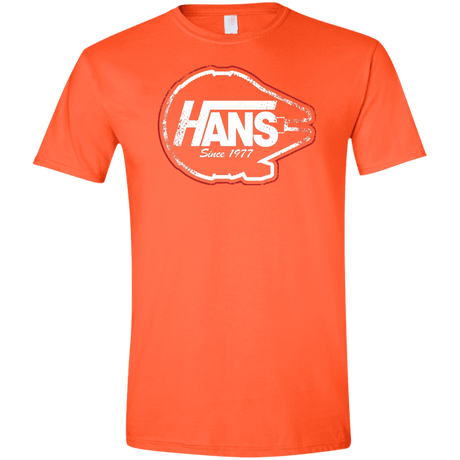 T-Shirts Orange / S Hans Men's Semi-Fitted Softstyle