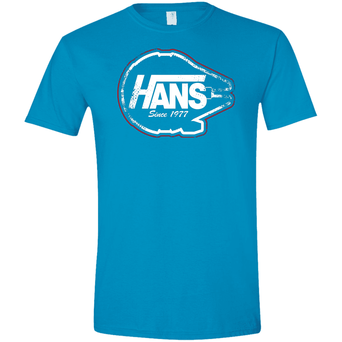T-Shirts Sapphire / S Hans Men's Semi-Fitted Softstyle