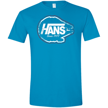 T-Shirts Sapphire / S Hans Men's Semi-Fitted Softstyle