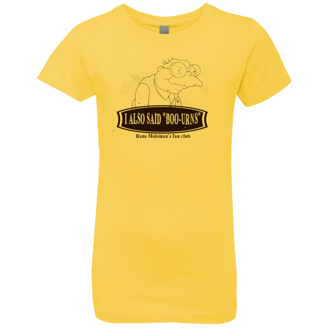 T-Shirts Vibrant Yellow / YXS Hans Moleman Fans Club Girls Premium T-Shirt