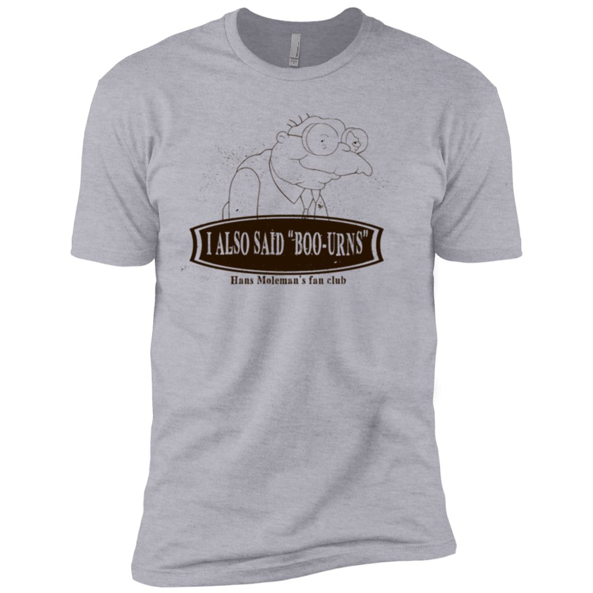 T-Shirts Heather Grey / X-Small Hans Moleman Fans Club Men's Premium T-Shirt