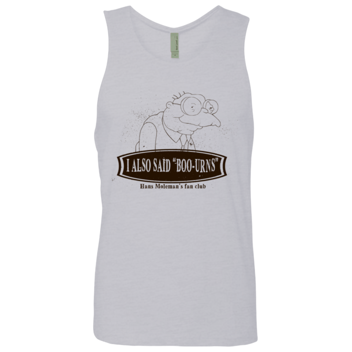 T-Shirts Heather Grey / Small Hans Moleman Fans Club Men's Premium Tank Top