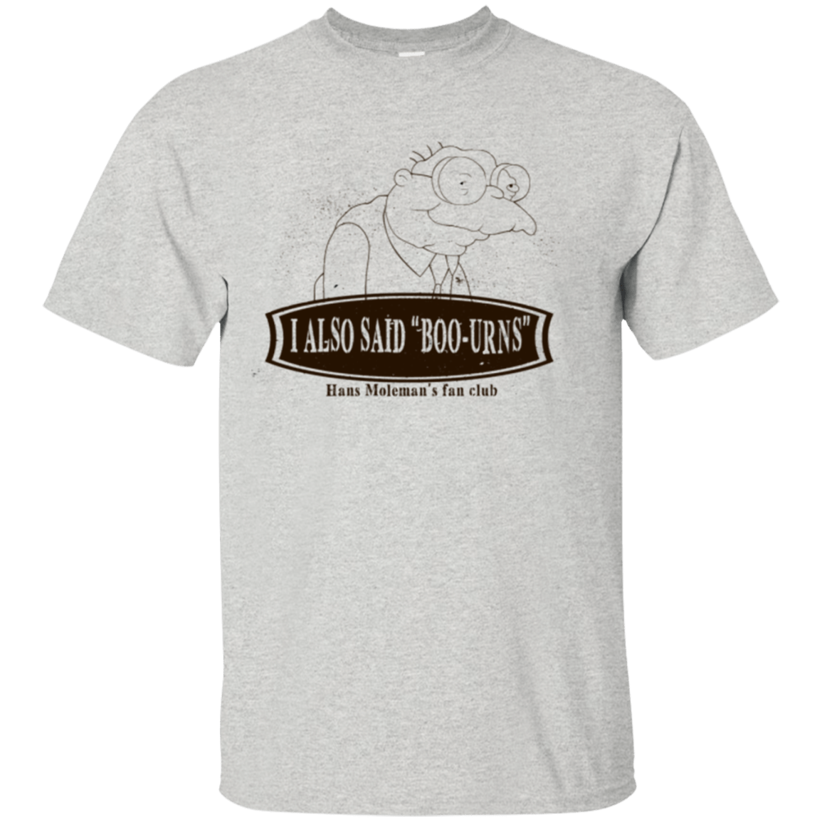 T-Shirts Ash / Small Hans Moleman Fans Club T-Shirt