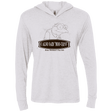 T-Shirts Heather White / X-Small Hans Moleman Fans Club Triblend Long Sleeve Hoodie Tee