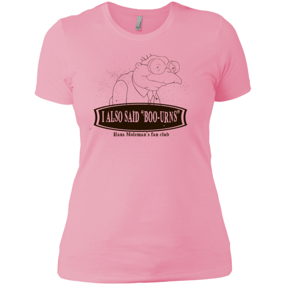 T-Shirts Light Pink / X-Small Hans Moleman Fans Club Women's Premium T-Shirt