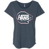 T-Shirts Indigo / X-Small Hans Triblend Dolman Sleeve