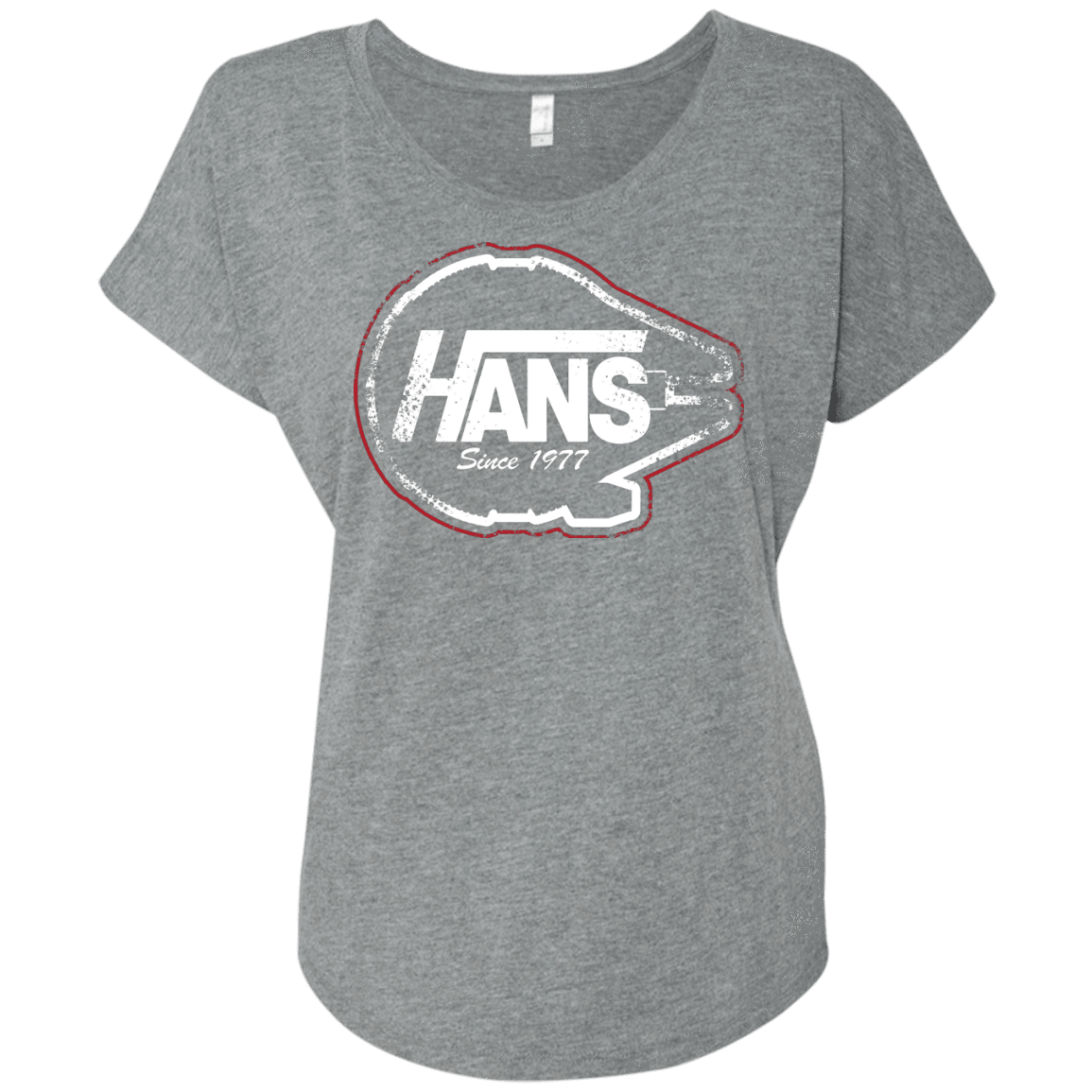 T-Shirts Premium Heather / X-Small Hans Triblend Dolman Sleeve