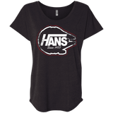 T-Shirts Vintage Black / X-Small Hans Triblend Dolman Sleeve