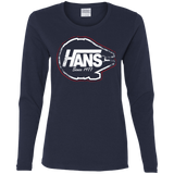 T-Shirts Navy / S Hans Women's Long Sleeve T-Shirt