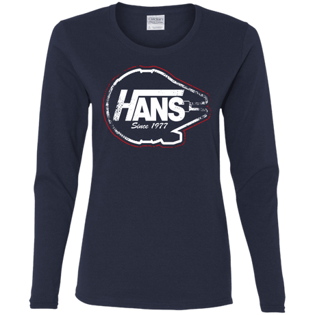 T-Shirts Navy / S Hans Women's Long Sleeve T-Shirt