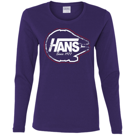 T-Shirts Purple / S Hans Women's Long Sleeve T-Shirt