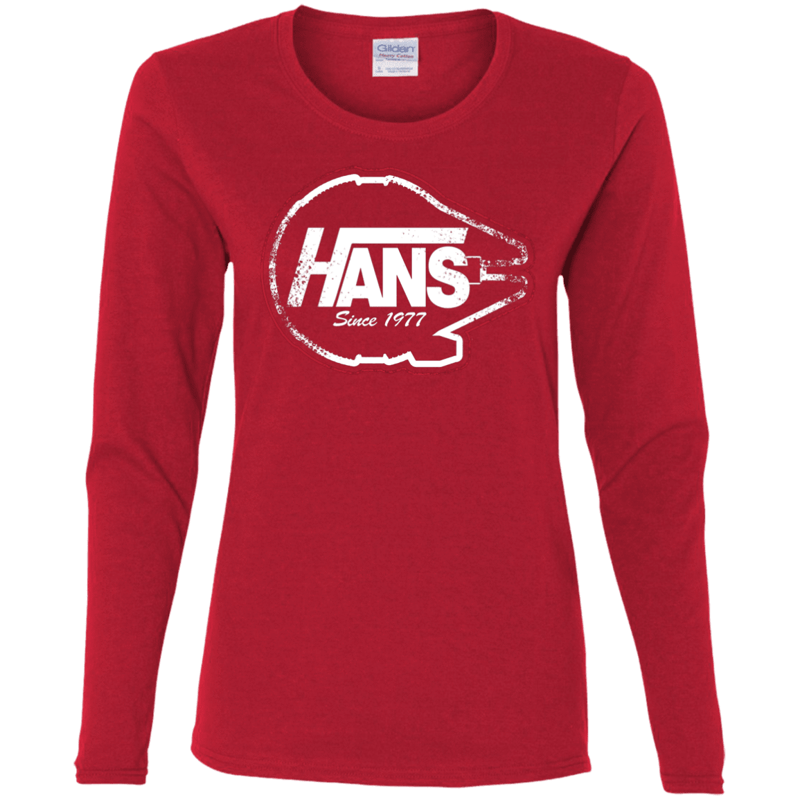 T-Shirts Red / S Hans Women's Long Sleeve T-Shirt