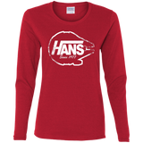 T-Shirts Red / S Hans Women's Long Sleeve T-Shirt