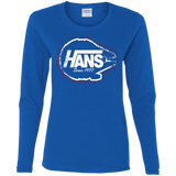 T-Shirts Royal / S Hans Women's Long Sleeve T-Shirt
