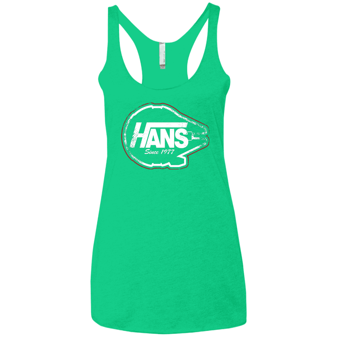T-Shirts Envy / X-Small Hans Women's Triblend Racerback Tank