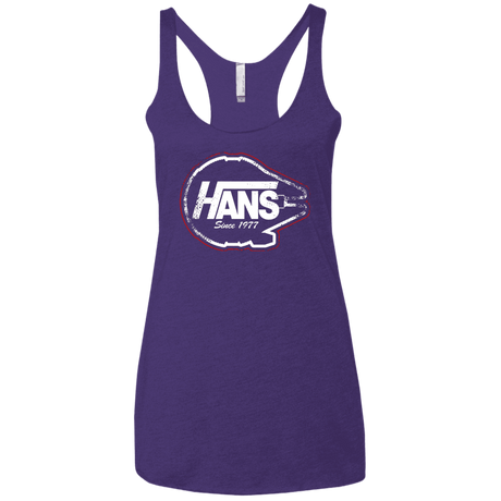 T-Shirts Purple Rush / X-Small Hans Women's Triblend Racerback Tank