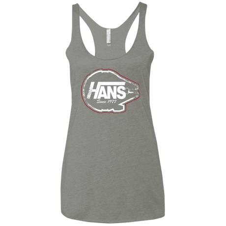 T-Shirts Venetian Grey / X-Small Hans Women's Triblend Racerback Tank
