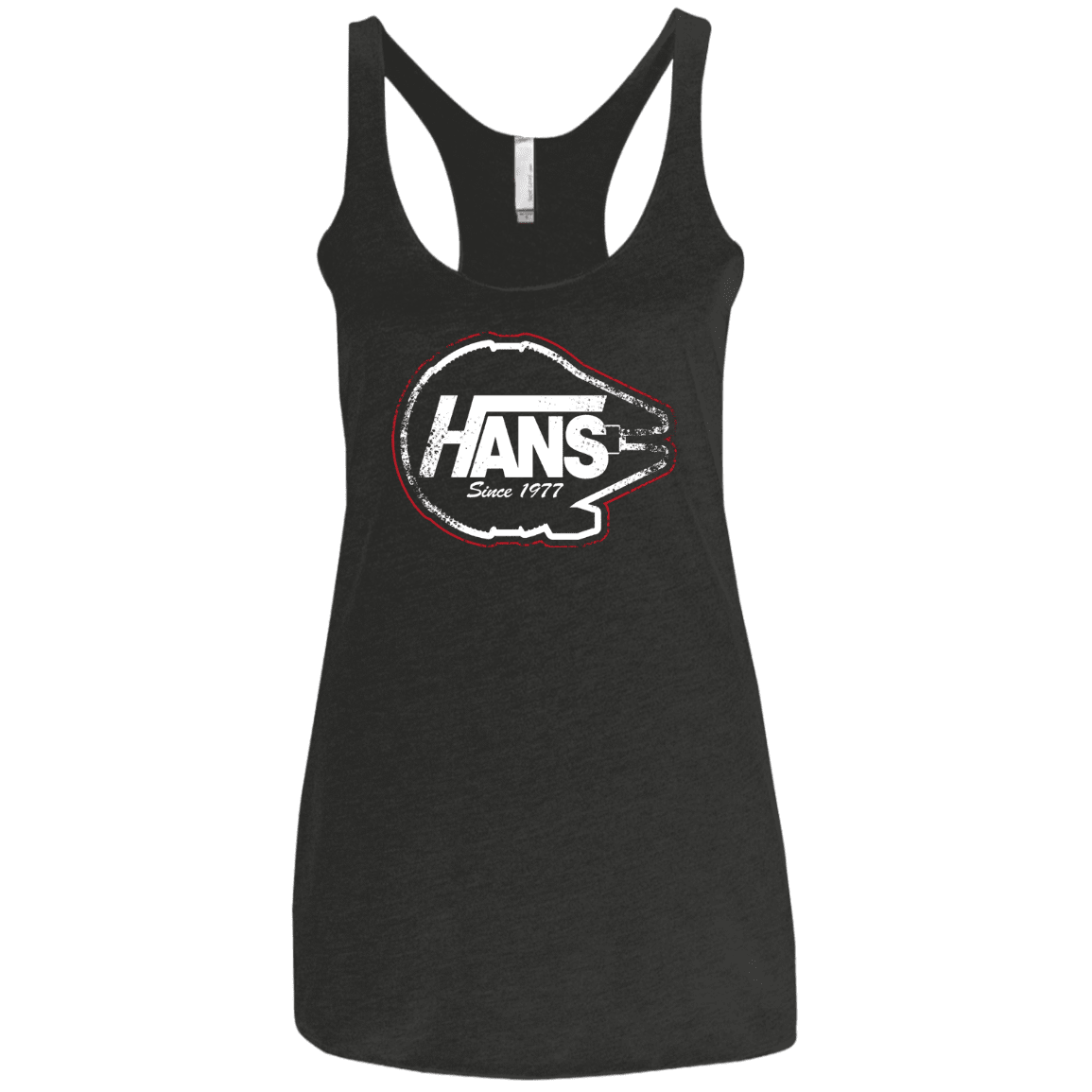 T-Shirts Vintage Black / X-Small Hans Women's Triblend Racerback Tank