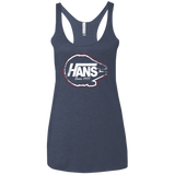 T-Shirts Vintage Navy / X-Small Hans Women's Triblend Racerback Tank