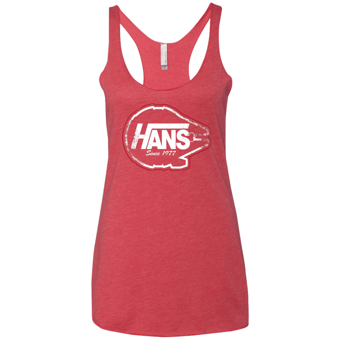 T-Shirts Vintage Red / X-Small Hans Women's Triblend Racerback Tank