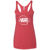 T-Shirts Vintage Red / X-Small Hans Women's Triblend Racerback Tank