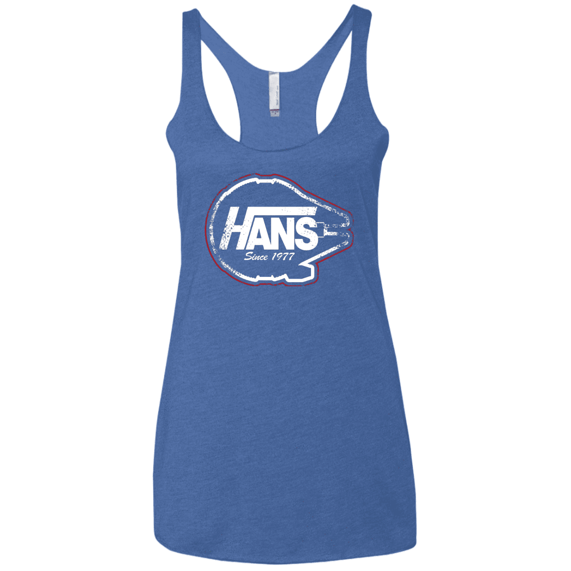T-Shirts Vintage Royal / X-Small Hans Women's Triblend Racerback Tank