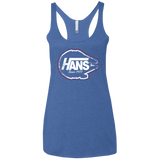 T-Shirts Vintage Royal / X-Small Hans Women's Triblend Racerback Tank