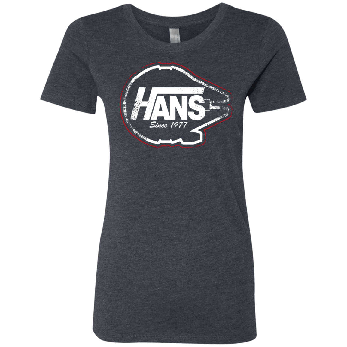 T-Shirts Vintage Navy / S Hans Women's Triblend T-Shirt