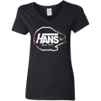 T-Shirts Black / S Hans Women's V-Neck T-Shirt